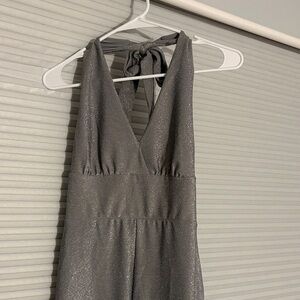 Kids Sparkly Gray One Piece
